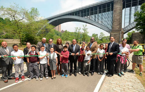 Harlem River greenspace opens
