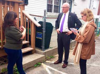 Crowley tours Edgewater Park to see hurricane recovery effort
