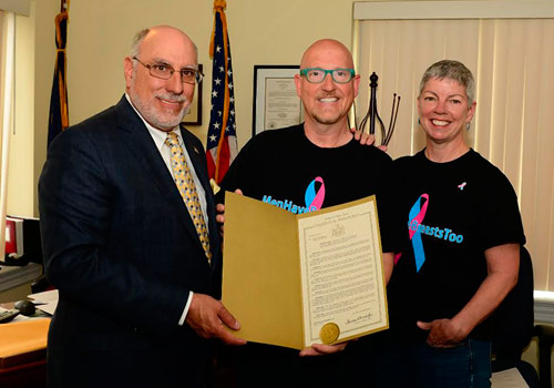 Benedetto passes bill for Male Breast Cancer Awareness Week