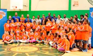 Local teens participate in Knicks’ clinic|Local teens participate in Knicks’ clinic|Local teens participate in Knicks’ clinic|Local teens participate in Knicks’ clinic