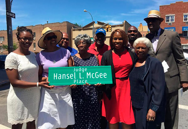 Street co-naming ceremony honors late judge|Street co-naming ceremony honors late judge|Street co-naming ceremony honors late judge