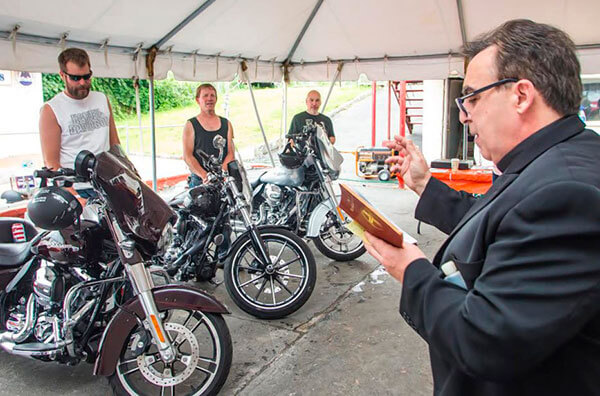 AMVETS Post 38’s Blessing of the Bikes