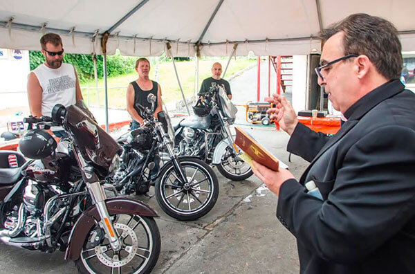 AMVETS Post 38’s Blessing of the Bikes