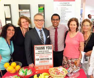 Vacca, Rivadeneyra among those celebrating a successful library advocacy campaign