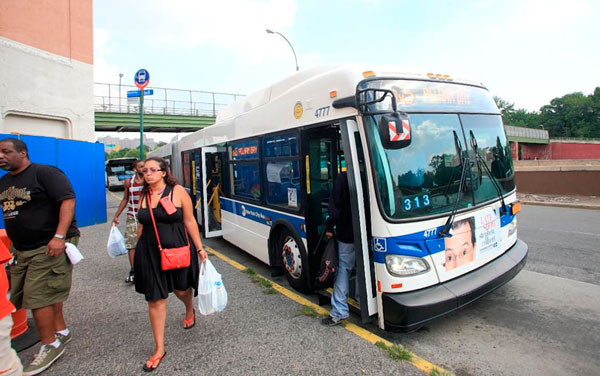 Bx5 bus extended from Pelham Bay to Bay Plaza Shopping Center on Weekends
