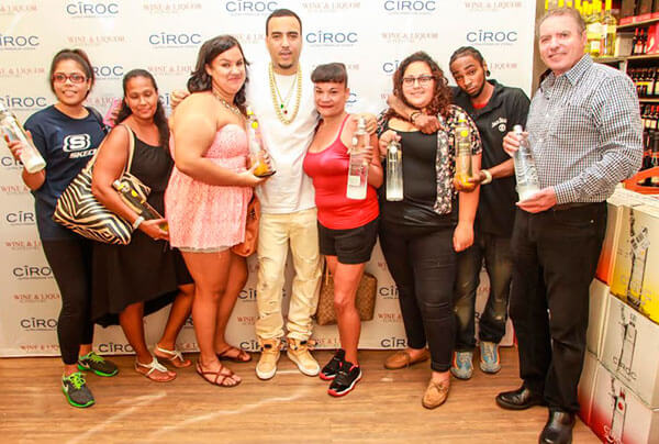 French Montana at Wine & Liquor Superstore