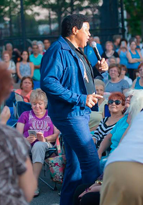 Chubby Checker Plays At Loreto Park