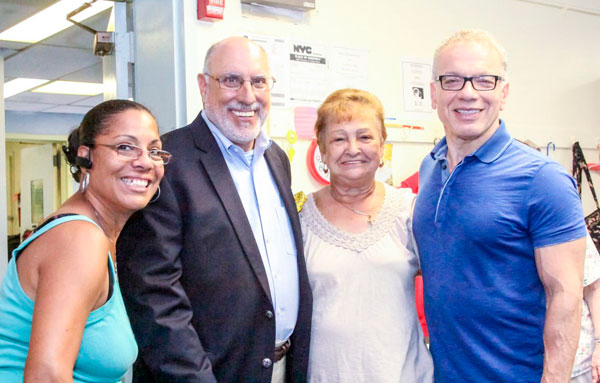 Benedetto, Vacca hand out Italian ices