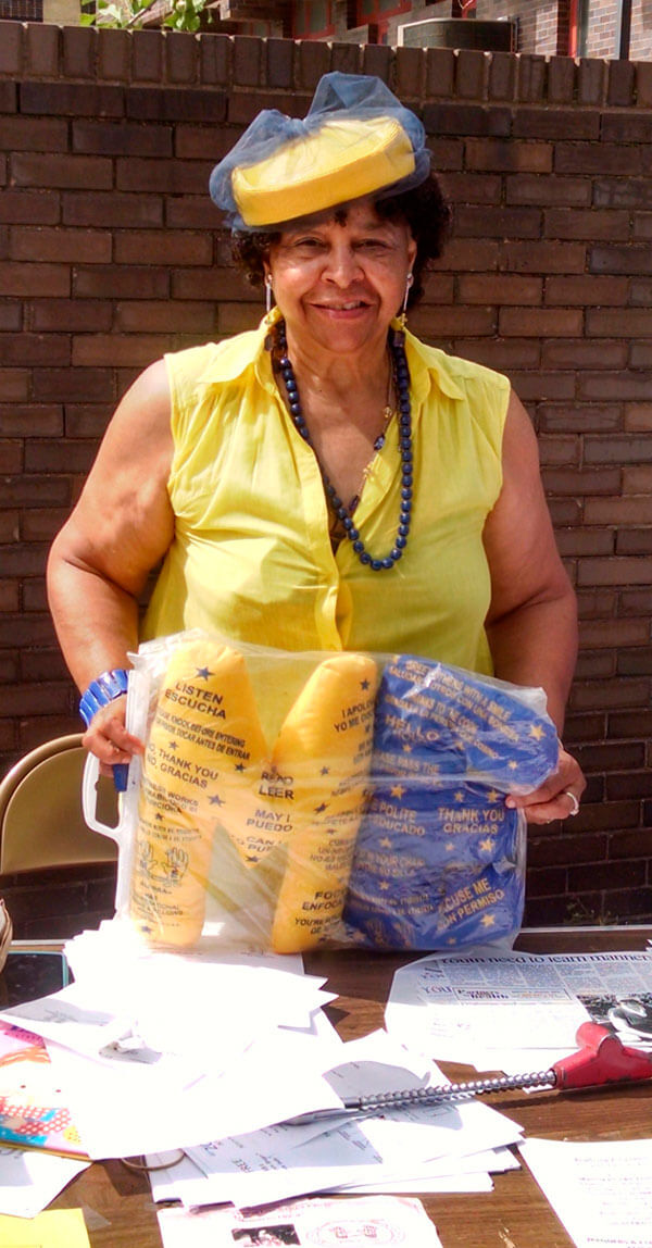 Bronx activist Gibson teaches youth about manners|Bronx activist Gibson teaches youth about manners
