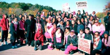 Spellman Students Raise Money to Fight Breast Cancer