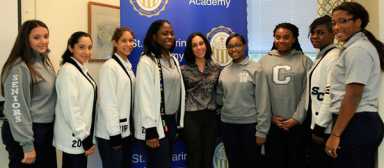 News12’s Reyes speaks at St. Catharine Academy