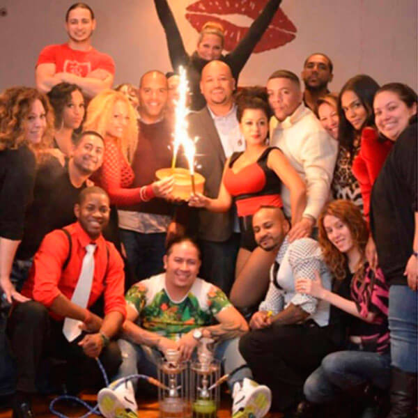 Thanksgiving turkey giveaway held by Beso Lounge