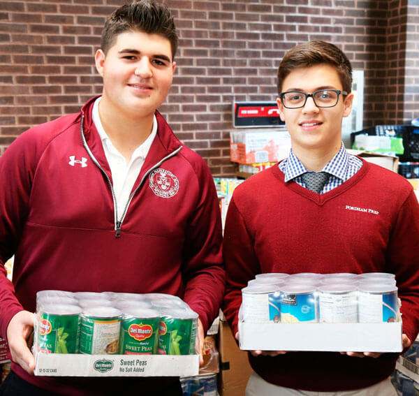 Fordham Prep donates 10 tons of food to needy