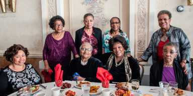 Holiday party hosted by Dreiser Loop retirees