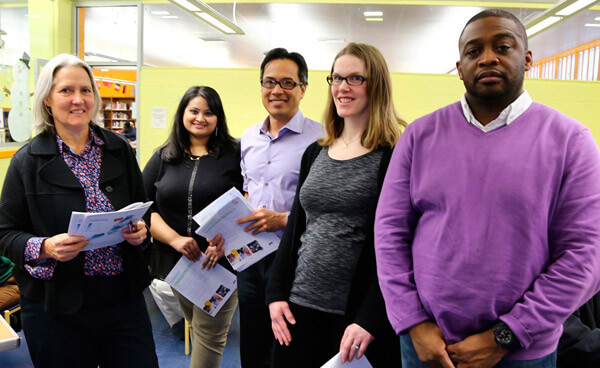 Take Care New York outreach event at Van Nest Library