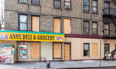 Grand Concourse blaze displaces families