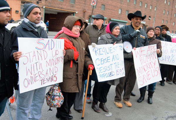 Parkchester South Condo residents protest increased common charges
