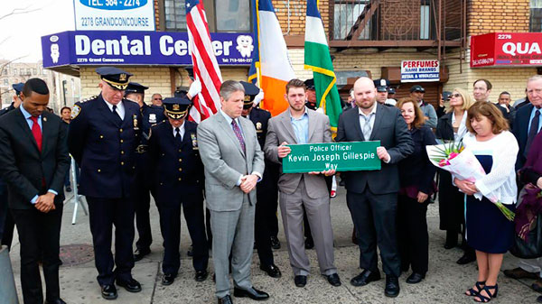Street Renamed after late NYPD Officer