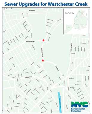 Westchester Creek to benefit environmentally from $22 million sewer upgrade