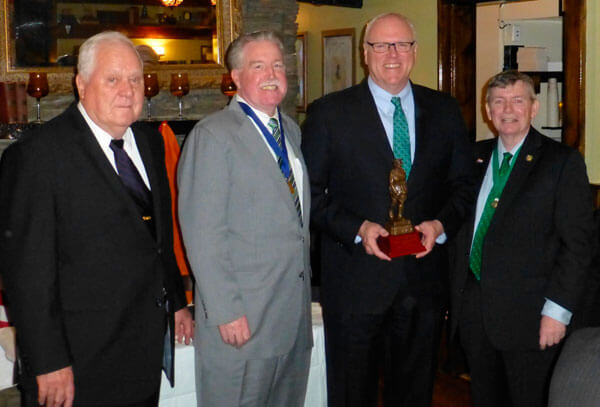 Crowley Honored By Ancient Order of Hibernians