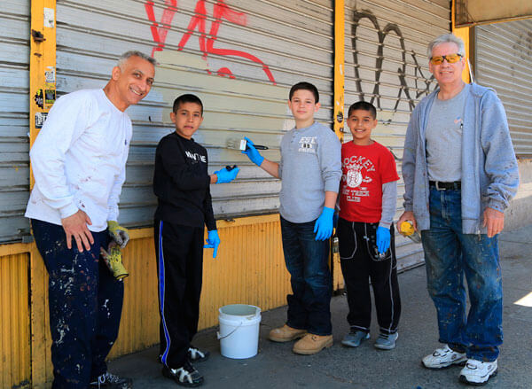 Westchester Square Graffiti Cleanup