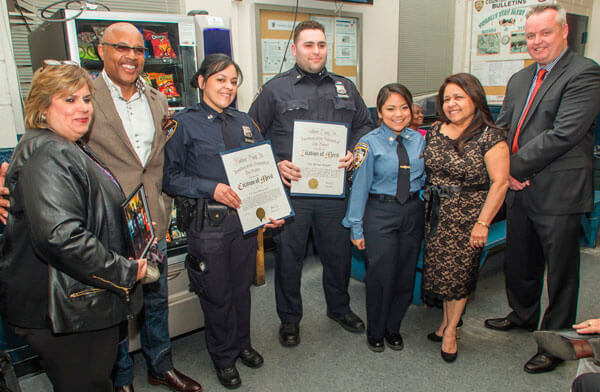 Community Honors 42nd Pct. Officers