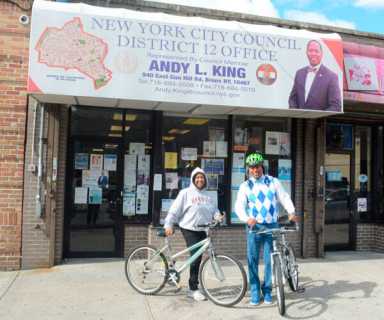 Councilman King Bikes To Work