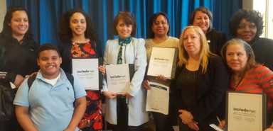 Joyner & INCLUDEnyc Celebrate P.S. 35 Students