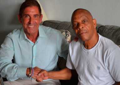 Senator Klein aids stroke victim