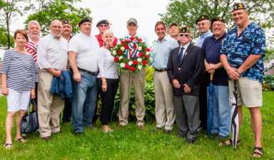 Bicentennial Veterans Memorial Park Wreath Laying