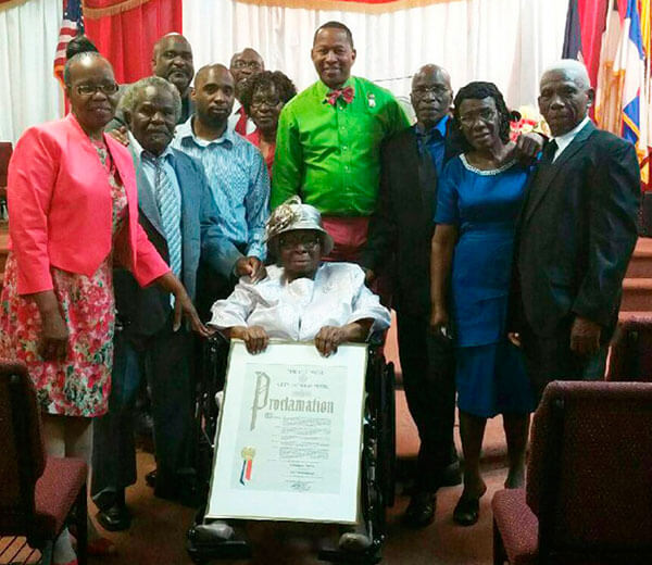 Councilman King Honors Co-op City Centenarian