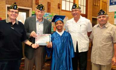 John Fraser Bryan Post Salute P.S. 108 Graduate