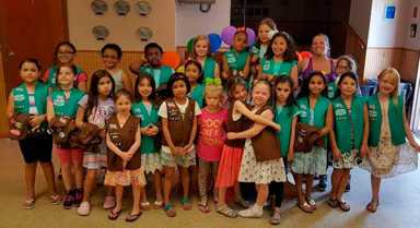 Troop 1064 Experience Bridging Ceremony