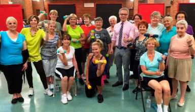 Vacca Visits Northeast Bronx Senior Center