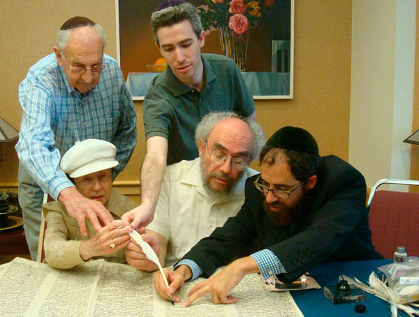 Calvary Hospital Hosts Torah Restoration