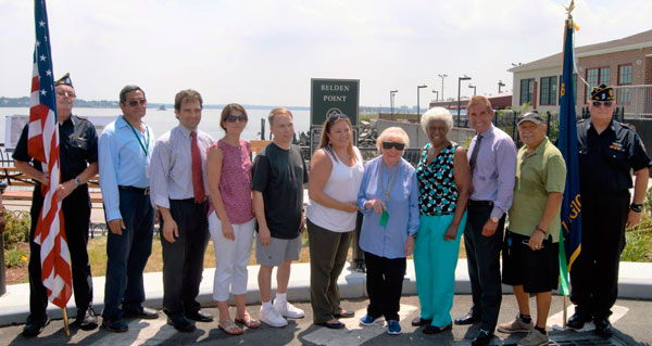 Belden Point pocket park dedicated on City Island