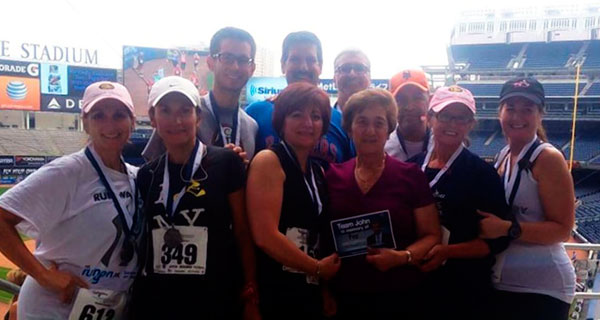 Damon Runyon cancer research foundation holds 5K at Yankee Stadium on Aug. 21