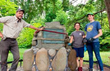 Historic Chief Nimham Monument restored|Historic Chief Nimham Monument restored