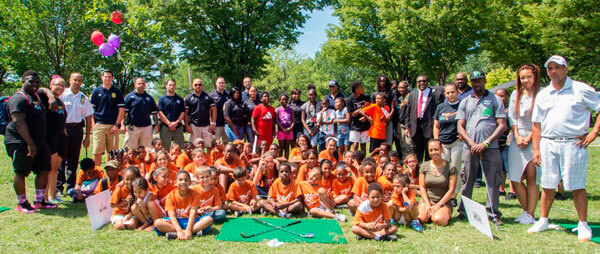 Golf Clinic Held At Soundview Park