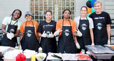 Garden of Dreams & NY Liberty Host WHEDco BBQ|Garden of Dreams & NY Liberty Host WHEDco BBQ