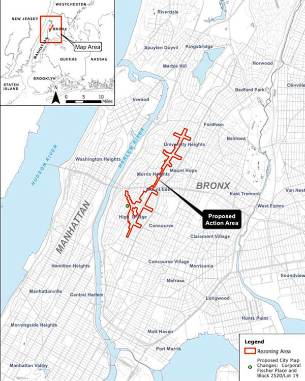 Jerome Ave. rezoning to enable taller buildings, more residential housing