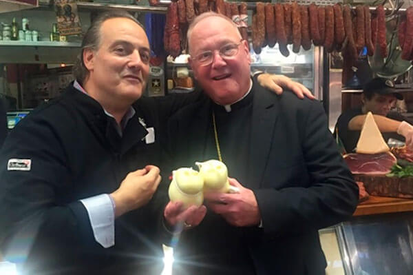 Cardinal Dolan Visits Mike’s Deli
