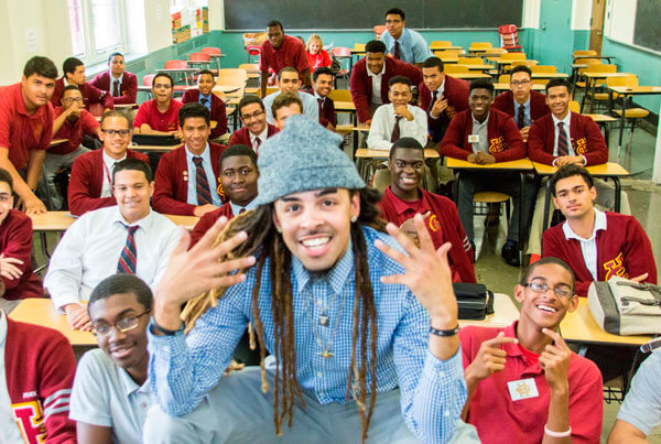 Rapper Educates Cardinal Hayes Students Financal Literacy