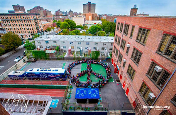 John Lennon Educational Tour Bus Visits P.S. 25