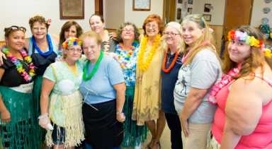Edgewater’s Social Welfare Assoc. Hosts Luau Luncheon