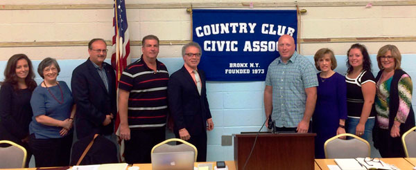 Country Club Civic Assoc. Installs New Executive Board