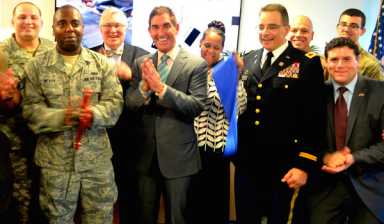 Klein, Mercy College Celebrate Veterans Center Opening