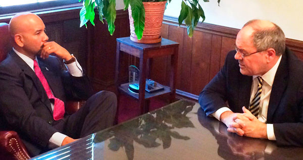 Borough President Diaz Meets With Israeli Ambassador