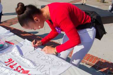 BOOM Hosts 12th Annual Traveling Clothesline Project
