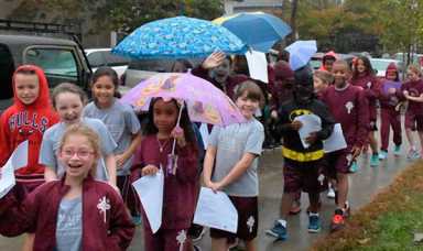 St. Margaret of Cortona School Hosts Walk-A-Thon